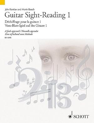 Immagine del venditore per Guitar Sight-Reading 1/Dechiffrage Pour La Guitare/Vom-Blatt-Spiel Auf Der Gitarre 1: A Fresh Approach/Nouvelle Approche/Eine Erfrischend Neue Methode venduto da AHA-BUCH GmbH