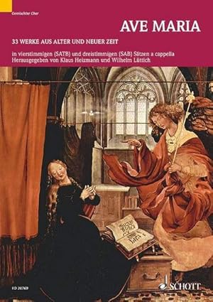 Bild des Verkufers fr Ave Maria, Chorpartitur : 33 Werke aus alter und neuer Zeit. Fr gemischten Chor zum Verkauf von AHA-BUCH GmbH