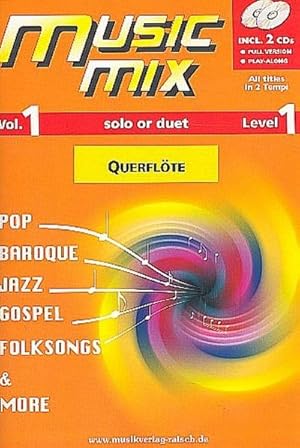 Bild des Verkufers fr Music Mix vol.1 (+2 CD's)fr Flte zum Verkauf von AHA-BUCH GmbH