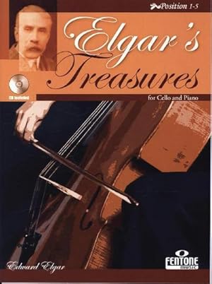 Bild des Verkufers fr Elgar's Treasures, fr Cello und Klavier, m. Audio-CD : fr Cello und Klavier (Position 1-5). Schwierigkeitsgrad: Mittelschwer-Schwer zum Verkauf von AHA-BUCH GmbH