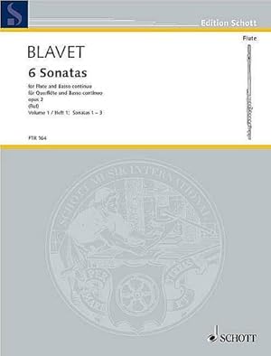 Bild des Verkufers fr 6 Sonaten op.2 Band 1 (Nr.1-3)fr Flte und Bc zum Verkauf von AHA-BUCH GmbH