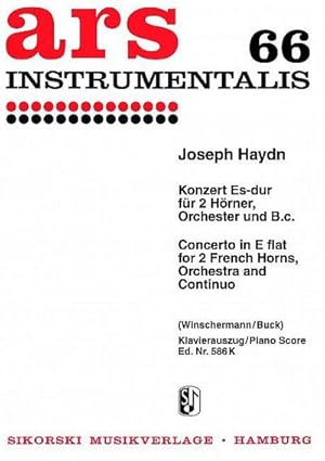Seller image for Konzert Es-Dur fr 2 Hrner,Orchester und Bc fr 2 Hrner : und Klavier for sale by AHA-BUCH GmbH