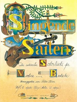 Image du vendeur pour Singende Saiten, fr Violine (Viola). Vol.1 mis en vente par AHA-BUCH GmbH