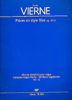 Bild des Verkufers fr Pices en style libre op.31,2fr Orgel zum Verkauf von AHA-BUCH GmbH