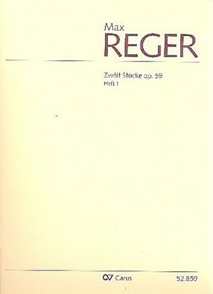 Bild des Verkufers fr 12 Stcke op.59 Band 1 (Nr.1-6)fr Orgel zum Verkauf von AHA-BUCH GmbH