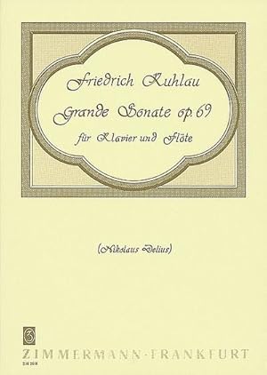 Bild des Verkufers fr Grande Sonate op.69fr Flte und Klavier zum Verkauf von AHA-BUCH GmbH