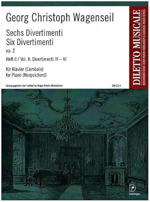 Bild des Verkufers fr 6 Divertimenti op.2 Band 2für Klavier (Cembalo) zum Verkauf von AHA-BUCH GmbH