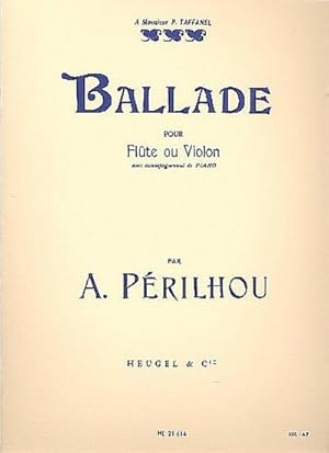 Bild des Verkufers fr Ballade pour flte ou violon et piano zum Verkauf von AHA-BUCH GmbH