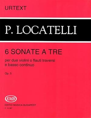 Seller image for 6 sonate a tre op.5 per 2 violini(flauti traversi) e bc for sale by AHA-BUCH GmbH