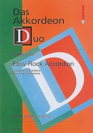 Bild des Verkufers fr Easy Rock Accordion - 6 Duetsfor 2 Accordions : 2 scores zum Verkauf von AHA-BUCH GmbH