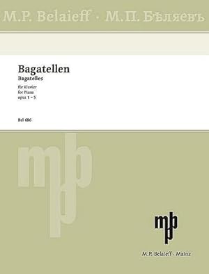 Seller image for Bagatellen op.1 - op.5fr Klavier for sale by AHA-BUCH GmbH