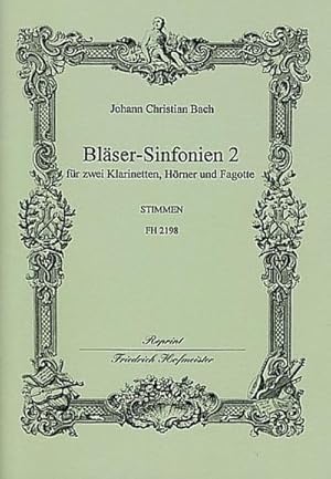 Bild des Verkufers fr Blser-Sinfonien Band 2 fr2 Klarinetten, 2 Hrner, Fagott : Stimmen zum Verkauf von AHA-BUCH GmbH