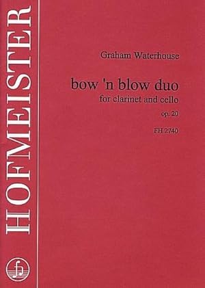 Bild des Verkufers fr Bow 'n blow Duo op.20 fr Klarinetteund Violoncello : Spielpartitur zum Verkauf von AHA-BUCH GmbH