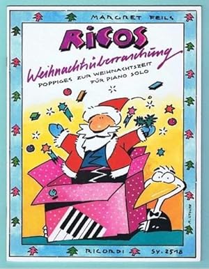 Bild des Verkufers fr Ricos Weihnachtsberraschung, fr Klavier : Poppiges zur Weihnachtszeit zum Verkauf von AHA-BUCH GmbH