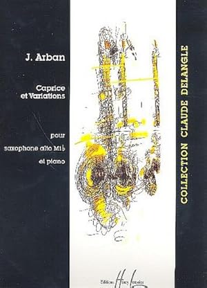 Bild des Verkufers fr Caprice et variations poursaxophone alto et piano : Collection Claude Delangle zum Verkauf von AHA-BUCH GmbH