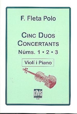 Imagen del vendedor de 5 Duos concertants Band 1 (Nr.1-3)fr Violine und Klavier a la venta por AHA-BUCH GmbH