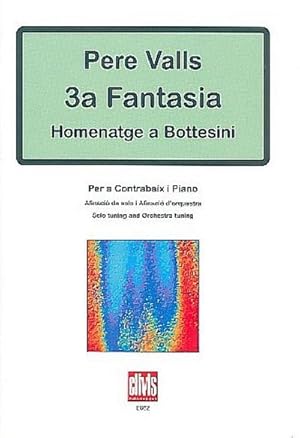 Imagen del vendedor de Fantasia no.3 for double bass and piano(solo tuning and orchestra tuning) a la venta por AHA-BUCH GmbH