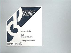 Seller image for Duofr 2 Klaviere : 2 Spielpartituren for sale by AHA-BUCH GmbH