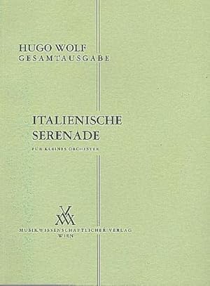 Bild des Verkufers fr Italienische Serenadefr kleines Orchester : Partitur zum Verkauf von AHA-BUCH GmbH