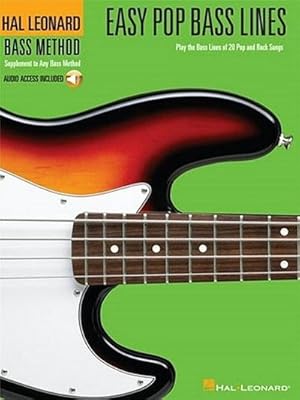 Imagen del vendedor de Easy Pop Bass Lines : Play the Bass Lines of 20 Pop and Rock Songs a la venta por AHA-BUCH GmbH