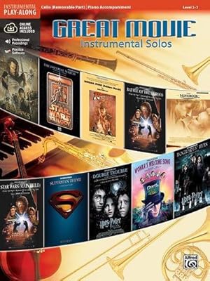 Imagen del vendedor de Great Movie, w. Audio-CD, for Cello and Piano Accompaniment : Instrumental Solos. Level 2-3. CD: Demo + Play-along a la venta por AHA-BUCH GmbH