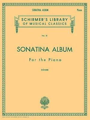 Image du vendeur pour Sonatina Album: Schirmer Library of Classics Volume 51 Piano Solo mis en vente par AHA-BUCH GmbH