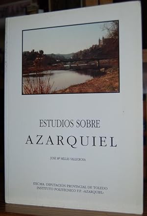 Image du vendeur pour ESTUDIOS SOBRE AZARQUIEL mis en vente par Fbula Libros (Librera Jimnez-Bravo)