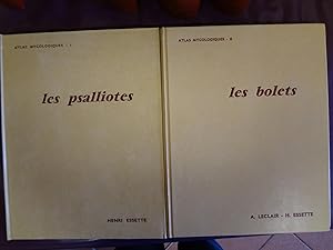 Imagen del vendedor de Atlas mycologiques I: LES PSALLIOTES; II: LES BOLETS a la venta por pollet-villard the sniper