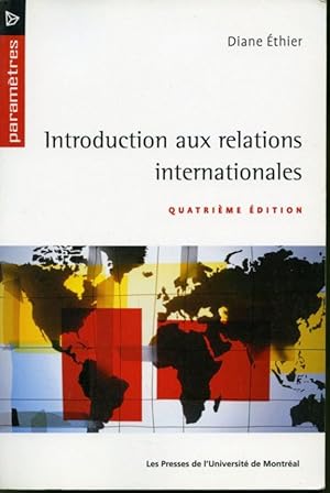 Bild des Verkufers fr Introduction aux relations internationales zum Verkauf von Librairie Le Nord