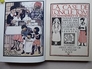 Seller image for La Case de L'Oncle Tom. Traduction abrge par Kathleen Fitzgerald. Illustrations de Thomas Derrick. for sale by Antiquariat Heinzelmnnchen