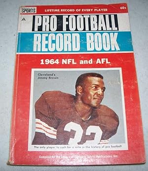 Image du vendeur pour 1964 NFL and AFL Pro Football Record Book mis en vente par Easy Chair Books