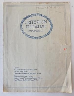 Seller image for Advertising April theatre programme; for sale by BOOKS & THINGS