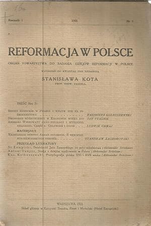 Reformacja w Polsce - Rocznik 1 - nr. 3