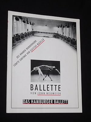 Bild des Verkufers fr Programmbuch Hamburgische Staatsoper/ Hamburger Ballett 1989/90. Urauffhrung Ballett DES KNABEN WUNDERHORN [und] FNFTE SINFONIE von Mahler (Musik), Neumeier. Musikal. Ltg.: Peter Ernst Lassen, Insz./ Choreographie: John Neumeier. Mit Iris Vermillion, Franz Grundheber, Gigi Hyatt, Chantal Lefevre, Heather Jurgensen; Emmanulle Broncin, Anna Grabka, Jennifer Goube, Marie-Soizic Cabie, Laura Jurgensen zum Verkauf von Fast alles Theater! Antiquariat fr die darstellenden Knste