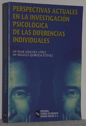 Immagine del venditore per Perspectivas actuales en la investigacin psicolgica de las diferencias individuales venduto da Los libros del Abuelo