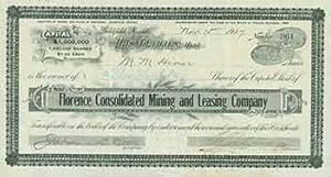 Certificate of 300 Shares of $1 Each.