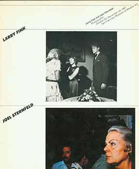 Bild des Verkufers fr Larry Fink and Joel Sternfeld: Photographs. October 23 - November 29, 1987. San Francisco Museum of Modern Art. zum Verkauf von Wittenborn Art Books