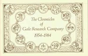 The Chronicles of Gale Research Company.