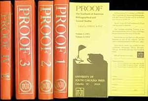 Seller image for Proof: the Yearbook of American Bibliographical and Textual Studies: ( Four Volumes). for sale by Wittenborn Art Books