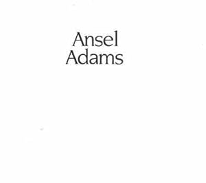 Seller image for Ansel Adams. An exhibition Organized by the Mint Museum Department of Art, Charlotte, North Carolina. Photographs from the Collection of Mr. & Mrs. Peter G. Scotese. First edition. for sale by Wittenborn Art Books