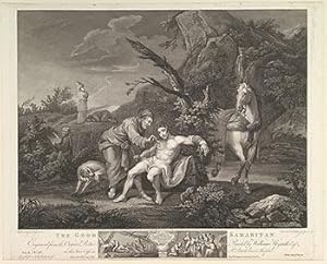 Imagen del vendedor de The Good Samaritan. Engraved from the Original Picture. Painted by William Hogarth Esq. on the Stair Case in St. Bartholomew's Hospital a la venta por Wittenborn Art Books