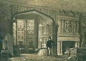 Imagen del vendedor de Bay Window in Drawing Room, Lyme hall, Cheshire from the folio edition of The Mansions of England in the Olden Time. Vol. IV a la venta por Wittenborn Art Books