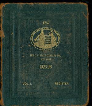 Seller image for Lloyd's Register Of Shipping. United With the Underwriter's Registry for Iron Vessels in 1885. From 1st July, 1925, to the 30th June, 1926. Vol. I. Steamers and Motorships, Sailing Vessels, Trawlers and other Fishing Vessels, also List Of Ship Owners, &c. Includes details of ships, including cargo, size & weight of ships, departure and arrival times hand-stamped in columns and other shipping information. for sale by Wittenborn Art Books