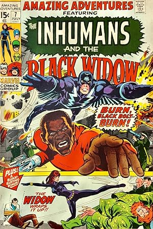 Seller image for AMAZING ADVENTURES No. 7 (July 1971) - featuring Black Widow and The Inhumans (VF+) for sale by OUTSIDER ENTERPRISES