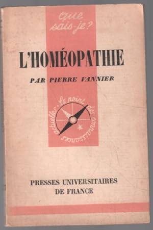 Image du vendeur pour L'homopathie / que sais je mis en vente par librairie philippe arnaiz