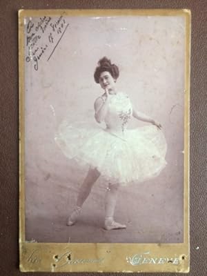 Tänzerin, 1901. Foto Vintage 16,5 cm x 10,5 cm.