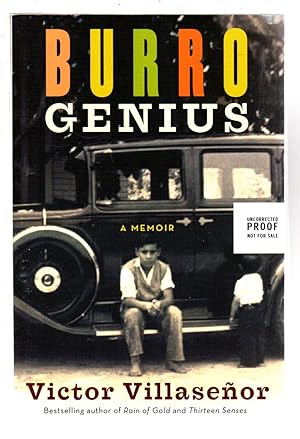 Image du vendeur pour BURRO GENIUS: A Memoir. mis en vente par Bookfever, IOBA  (Volk & Iiams)