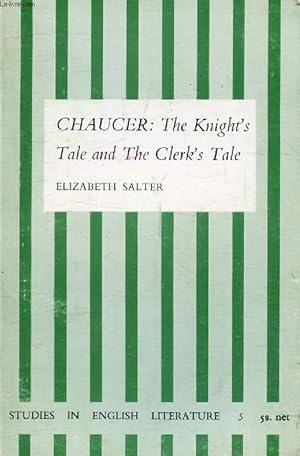 Immagine del venditore per CHAUCER: THE KNIGHT'S TALE AND THE CLERK'S TALE venduto da Le-Livre