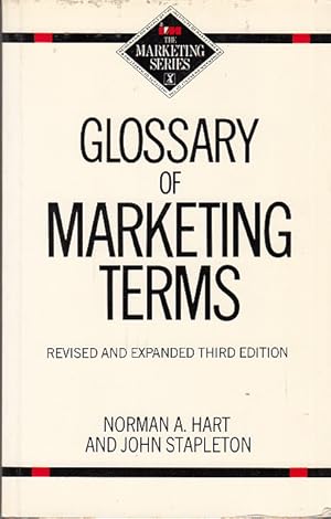 Bild des Verkufers fr Glossary of Marketing Terms (Marketing S.) zum Verkauf von AMAHOFF- Bookstores