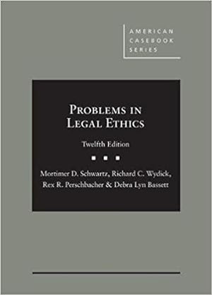 Image du vendeur pour Problems in Legal Ethics (American Casebook Series) mis en vente par BarristerBooks